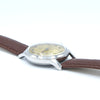 1950 Omega Military Style Manual Wind Wristwatch with Stunning Patina & Arabic Numerals Model 2622 in Stainless Steel
