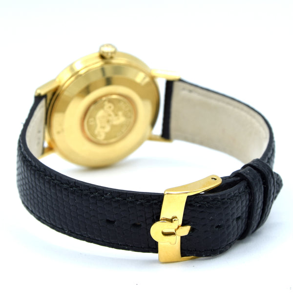 1967 Omega Automatic Seamaster De Ville Date Model 166.3020 in Solid 18ct Gold Rare french Market