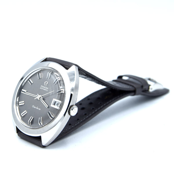 1969 Omega Genève Japanese market 'Shibui' Automatic Date in Stainless Steel Model 166.721