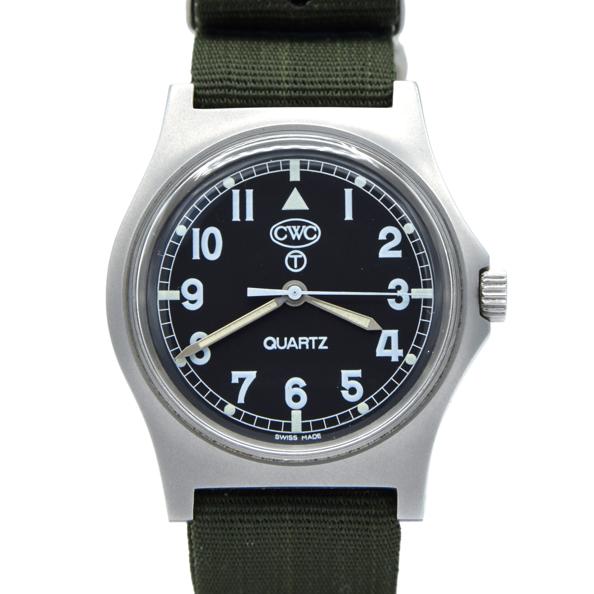 1989 CWC 0552/6645-99 5415317 Unused British Royal Navy Issue Quartz Wristwatch with Hacking Seconds