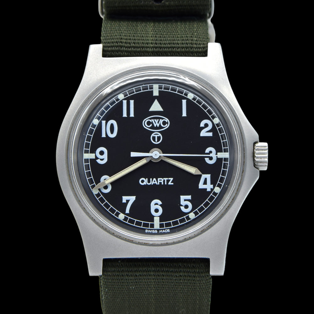1989 CWC 0552/6645-99 5415317 Unused British Royal Navy Issue Quartz Wristwatch with Hacking Seconds