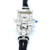 1930s Ladies art deco exquisite platinum and diamond cocktail watch Goldsmiths & Silversmiths Articulated Lugs