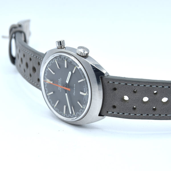1969 Omega Chronostop Genéve Model 145.009 with Grey Sloped Dial in Stainless Steel
