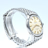 1959 Omega Constellation with original onyx inserted batons Model 14381 on Beads of Rice Bracelet