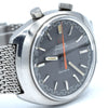 1967 Omega Chronostop Genéve Model 145.010 'Drivers' with Grey Sloped Dial in Stainless Steel on mesh bracelet