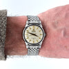 1959 Omega Constellation with original onyx inserted batons Model 14381 on Beads of Rice Bracelet