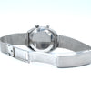 1969 Omega Chronostop Genéve Date Model 146.009 with Grey Sloped Dial in Stainless Steel on mesh bracelet