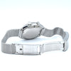 1969 Omega Chronostop Genéve Date Model 146.009 with Grey Sloped Dial in Stainless Steel on mesh bracelet
