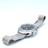 1969 Omega Chronostop Genéve Date Model 146.009 with Grey Sloped Dial in Stainless Steel on mesh bracelet
