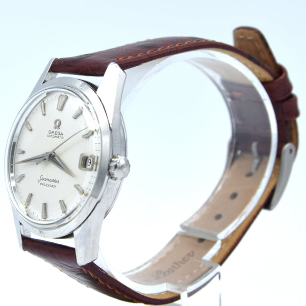 (RESERVED) 1959 Omega Seamaster Automatic Date Wristwatch Model 14701 in stainless steel Caliber 562