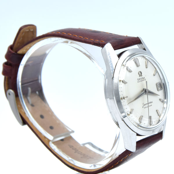 (RESERVED) 1959 Omega Seamaster Automatic Date Wristwatch Model 14701 in stainless steel Caliber 562