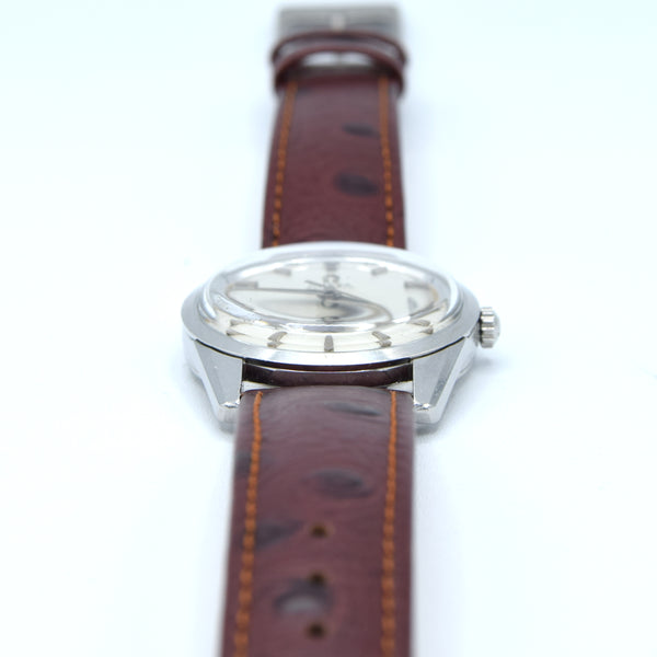 (RESERVED) 1959 Omega Seamaster Automatic Date Wristwatch Model 14701 in stainless steel Caliber 562