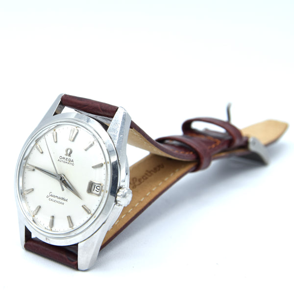 (RESERVED) 1959 Omega Seamaster Automatic Date Wristwatch Model 14701 in stainless steel Caliber 562