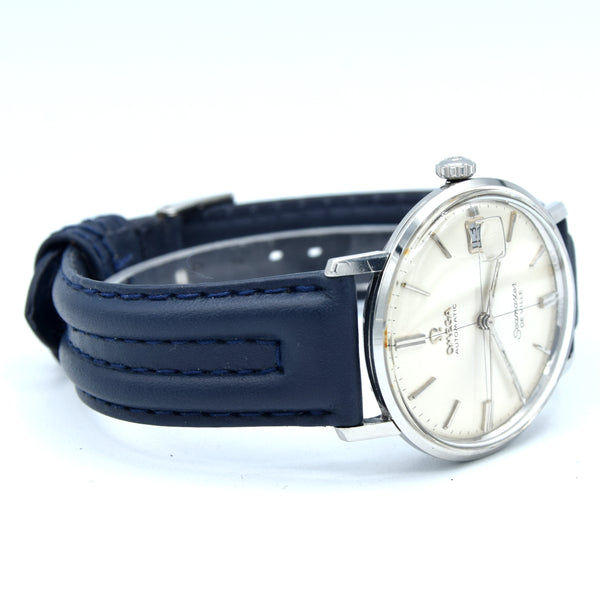 1967 Omega Automatic Seamaster De Ville Date Model 166.020 Wristwatch with cross-hair original dial