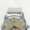 1956 Omega Seamaster Manual Wind 2154 with Mixed Arabic Figures in Stainless Steel Denisteel England