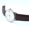 1968 Omega Seamaster Genève Automatic Date Model 166.002 with Mint Condition Satin Silver Dial in Stainless Steel Case