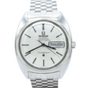 1969 Omega Constellation Automatic Chronometer Day / Date Model 168.029 with Linen Dial & white gold bezel