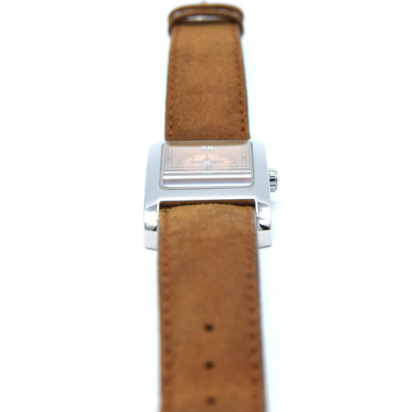 1990s Baume & Mercier Hampton MV045120 Automatic Wristwatch with Two-Tone Copper/Salmon Dial
