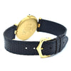 1990s Cartier Ronde with Lapis-Type Dial and Vendôme Lugs in 925 Sterling Silver Gilt Vermeil Case with Box