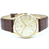 1952 Omega Manual Wind Dress Watch Model 13322 in 9ct Gold with Mixed Arrow and Arabic Numerals Sub Seconds with Box, Books and Original Gold Buckle