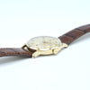 1952 Omega Manual Wind Dress Watch Model 13322 in 9ct Gold with Mixed Arrow and Arabic Numerals Sub Seconds with Box, Books and Original Gold Buckle