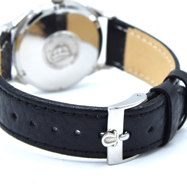 1966 Omega Sharp Constellation Date Automatic Chronometer with Dog Leg Lugs Model 168.005 in Stainless Steel