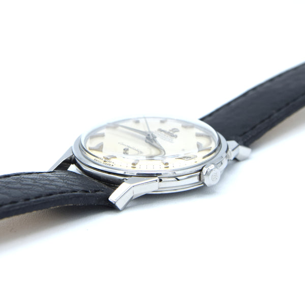 1966 Omega Sharp Constellation Date Automatic Chronometer with Dog Leg Lugs Model 168.005 in Stainless Steel