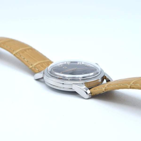 1956 Omega Seamaster Automatic Wristwatch Model 2846/2848 with Original Gilt Black Dial