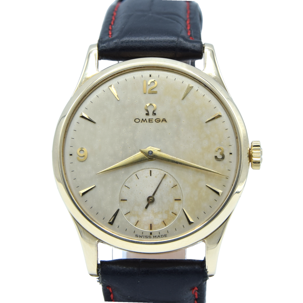 1952 Omega Dress Watch Model 13322 in 9ct Gold with Mother of Pearl Pa