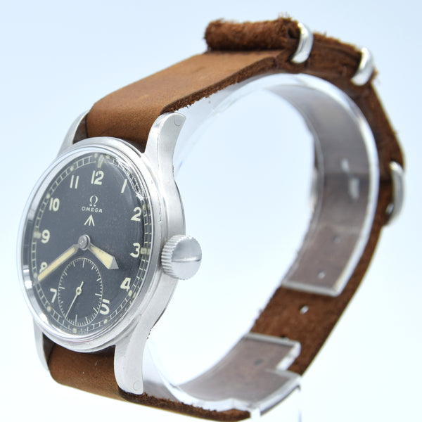 1944 WW2 Omega Rare and Collectable British Military Issue WWW Dirty Dozen Wristwatch