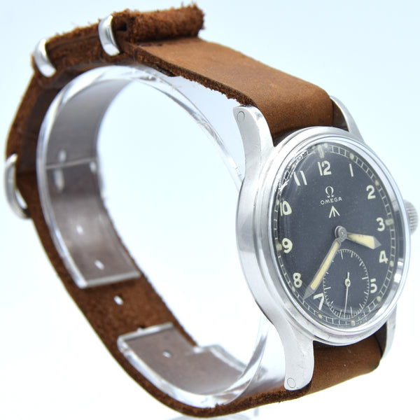 1944 WW2 Omega Rare and Collectable British Military Issue WWW Dirty Dozen Wristwatch