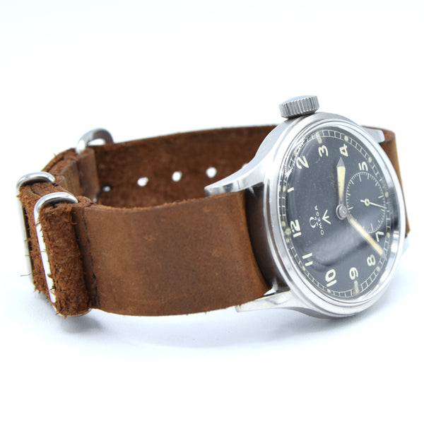 1944 WW2 Omega Rare and Collectable British Military Issue WWW Dirty Dozen Wristwatch