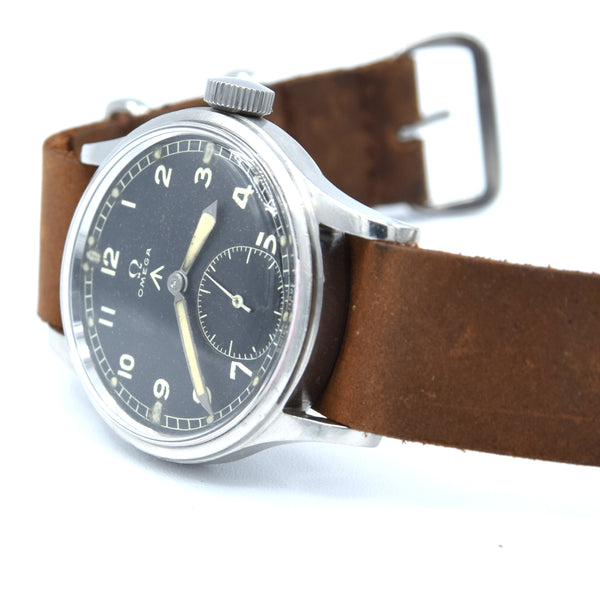 1944 WW2 Omega Rare and Collectable British Military Issue WWW Dirty Dozen Wristwatch