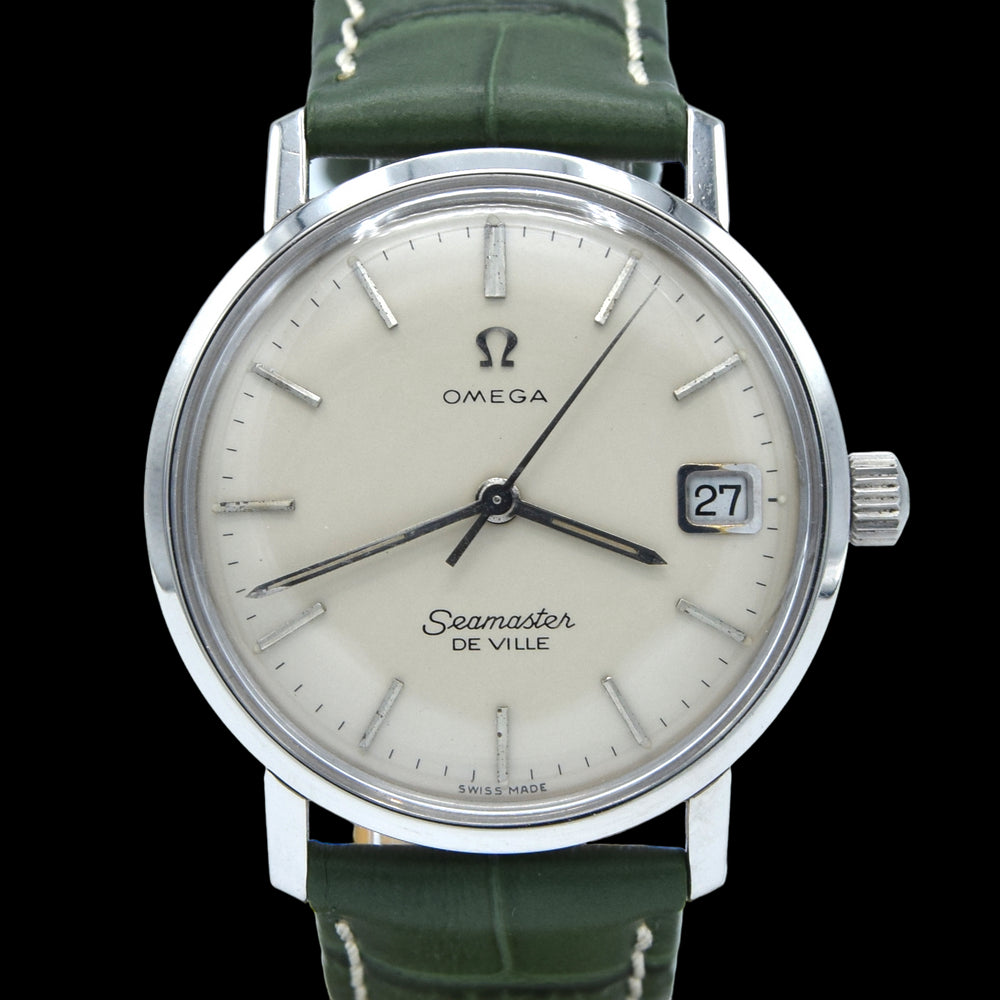 (RESERVED) 1965 Omega Seamaster De Ville Manual Date - Fully Restored in Stainless Steel Model 136.010