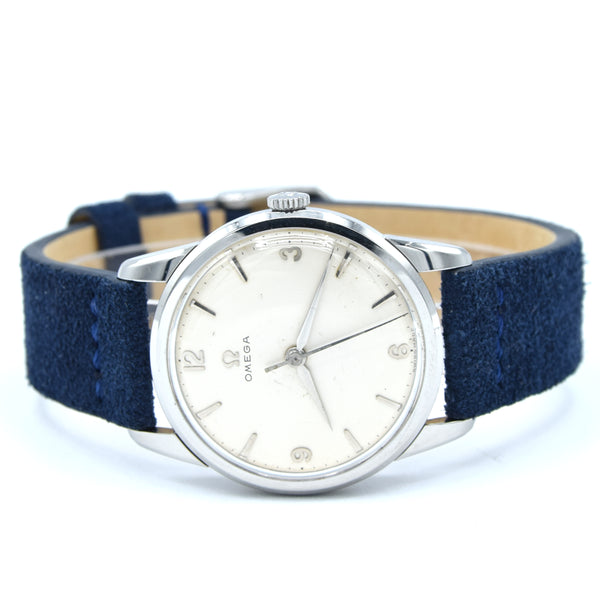 1959 Omega Manual Wind dress watch with central seconds and Mixed Arabic numerals Model 14726