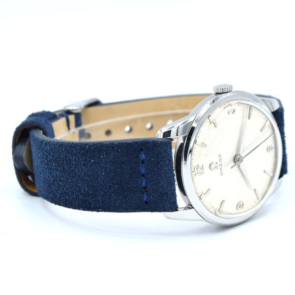 1959 Omega Manual Wind dress watch with central seconds and Mixed Arabic numerals Model 14726