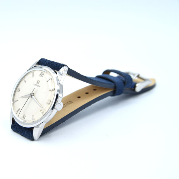 1959 Omega Manual Wind dress watch with central seconds and Mixed Arabic numerals Model 14726