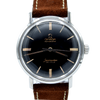 1962 Omega Seamaster De Ville 'Don Draper' Automatic with Rare original Black Dial Model 14905 Monocoque