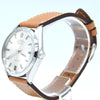 1969 Rolex Oyster Perpetual Air King Precision Model 5500 with satin silvered Dial in Stainless Steel on leather