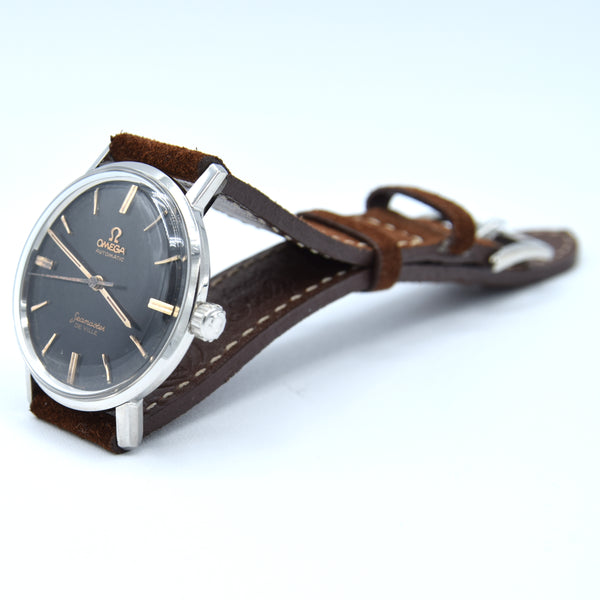 1962 Omega Seamaster De Ville 'Don Draper' Automatic with Rare original  Black Dial Model 14905 Monocoque