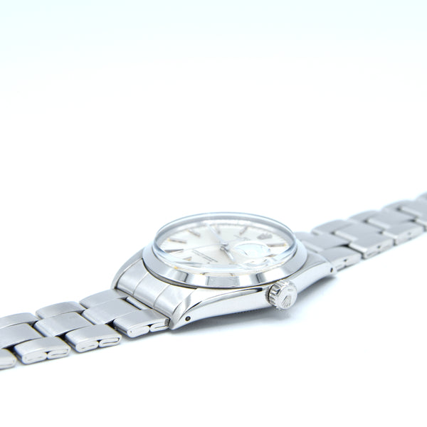 1974 Rolex Oyster Perpetual Date Model 1500 with Satin Silver