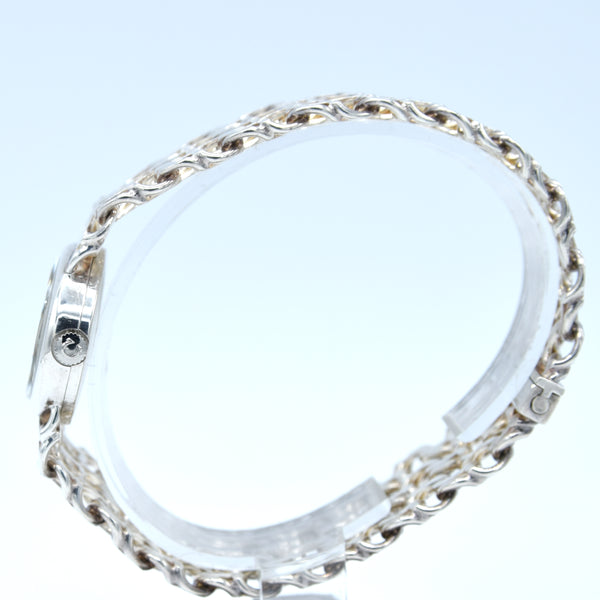 1972 Omega Rare & unusual De Ville “Jeux D’Argent” 8349 silver Bracelet Watch Andrew Grima designed