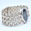 1972 Omega Rare & unusual De Ville “Jeux D’Argent” 8349 silver Bracelet Watch Andrew Grima designed