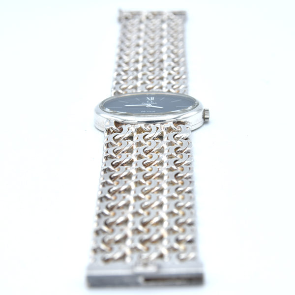 1972 Omega Rare & unusual De Ville “Jeux D’Argent” 8349 silver Bracelet Watch Andrew Grima designed