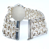 1972 Omega Rare & unusual De Ville “Jeux D’Argent” 8349 silver Bracelet Watch Andrew Grima designed