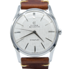 1960s larger Cyma autorotor Cymaflex Wristwatch with fabulous linen effect dial