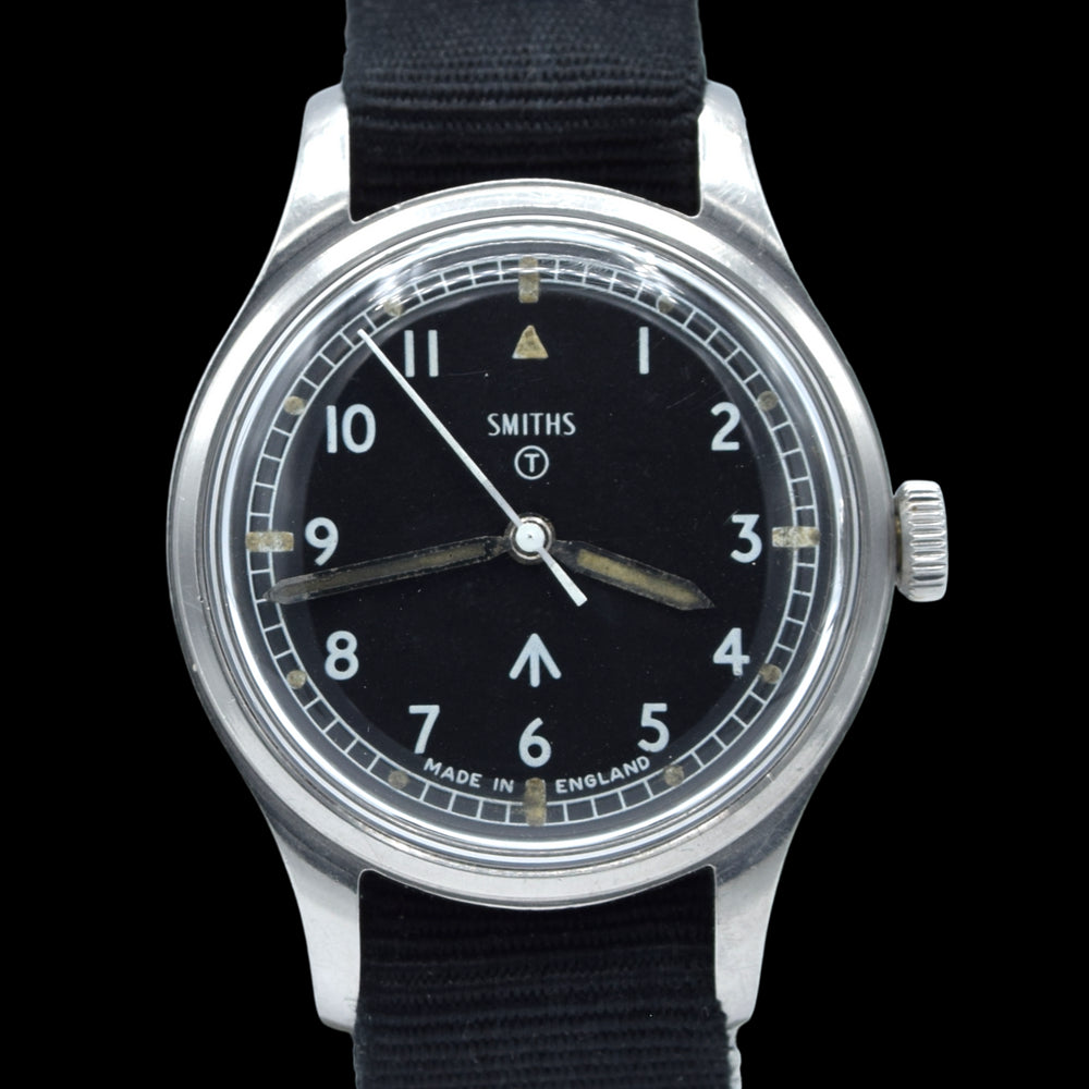 1970 Smiths W10 British Military Issue Wristwatch last issue date - Made in England