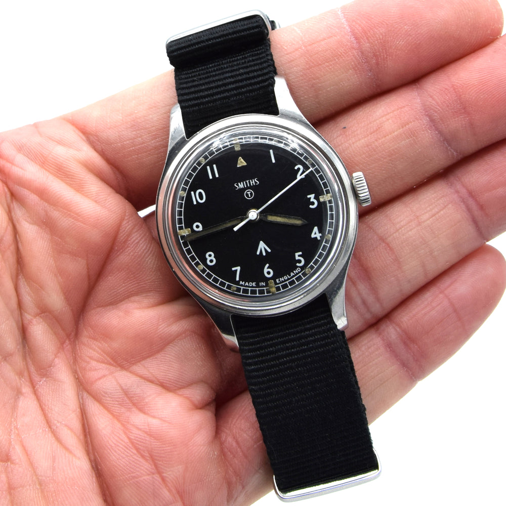 1970 Smiths W10 British Military Issue Wristwatch last issue date - Made in England