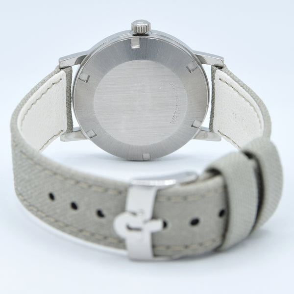 1971 Omega Geneve Automatic Date Model 166.070 with Stunning 'Mosaic' silver Dial caliber 565