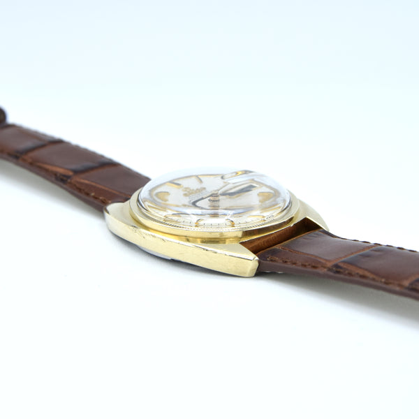 1968 Omega Constellation Auto Day - Date Model 168.029 'C Case' Wristwatch with linen Dial in Gold Capped Case